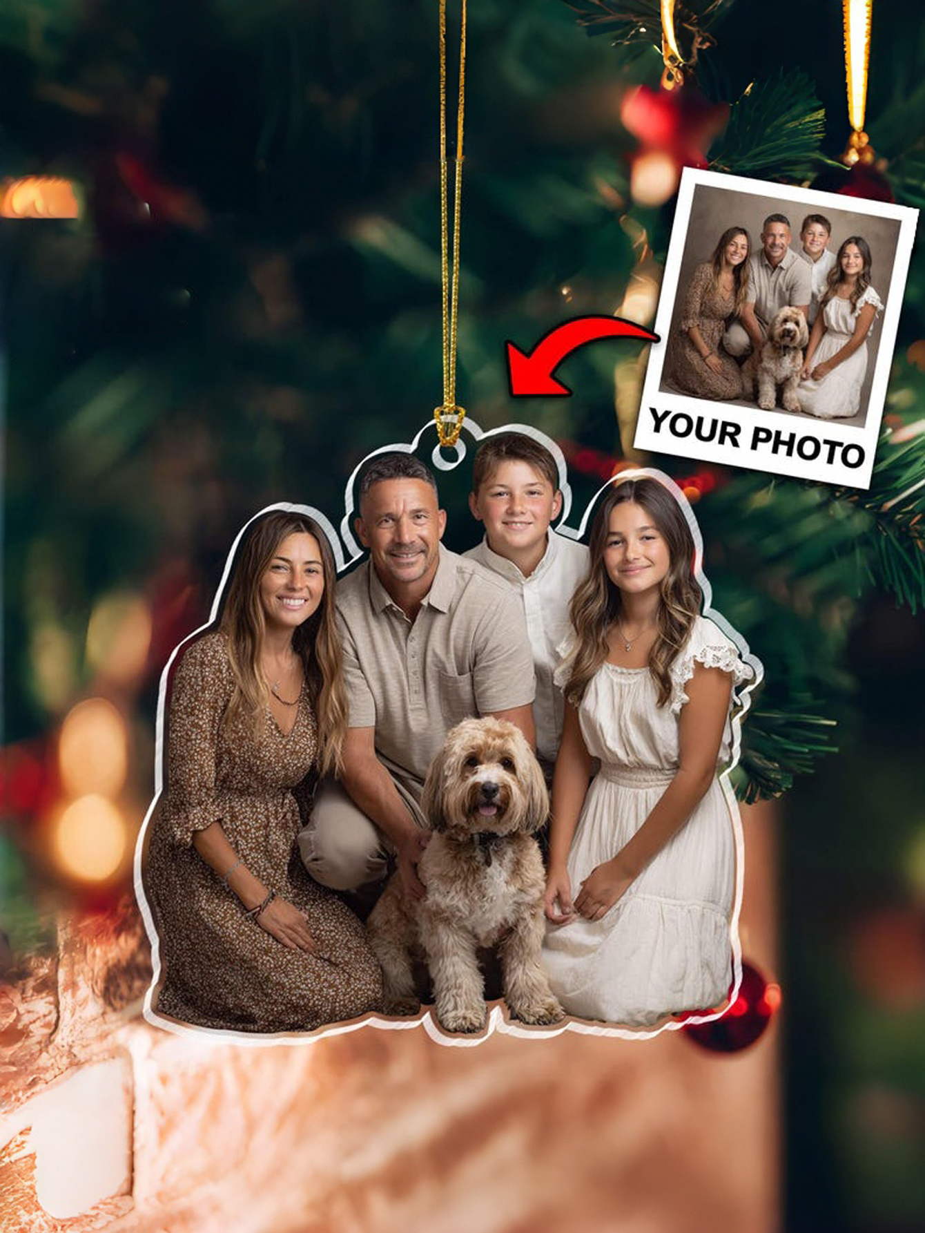 Acrylic Photo Ornaments Fun Christmas Gifts